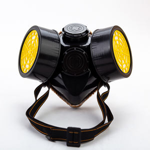 Masker Pelindung Pernapasan Anti Gas Debu Silikon Full Face dengan Kacamata - Product Image 6