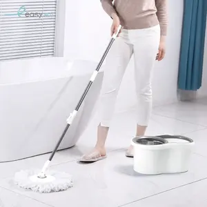 Factory Wholesale Easy Life Household Cleaning Product Rotating Microfiber Flat Mop for Floor Cleaning
