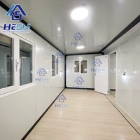 Maison préfabriquée extensible en conteneur de 20 pieds et 40 pieds, conforme aux normes locales, structure préfabriquée, maison, salle de bain, casa contenedor