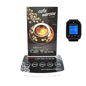 TK-5 Thiết Kế Mới Bộ Rung Chuông Nhà Hàng Phân Trang Thực Đơn Nhà Máy Bộ Rung Chuông Đặt Hàng Không Dây Nút Đặt Hàng Máy Nhắn Tin Hệ Thống Gọi Điện Thoại - Product Image 1