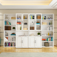 Modernes Einfaches Klappbares Wandbett mit Multifunktionalem Stauraum Unsichtbares Bücherregal und Mobiler Kleiderschrank-Kombination Murphy-Bett