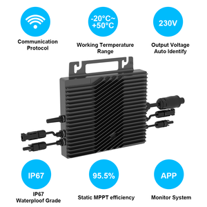 Painel Solar <span class=keywords><strong>Com</strong></span> Kit Micro Inversor 120V Rap Solar Lumentree 600W Grid Tie Solar Micro Grid Tie Inverter con limitador - Product Image 4