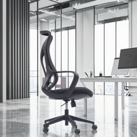 Mobilier de bureau chaise de bureau dossier haut chaise de bureau pivotante moderne gestionnaire maille inclinable chaise d'ordinateur ergonomique réglable