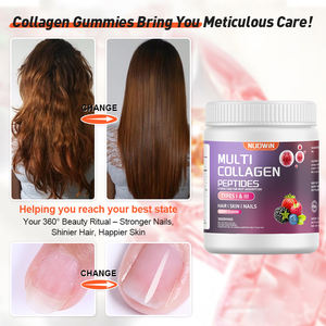 Premium saç cilt tırnak güzellik takviyesi tozu kollajen ile kadınlar için beyazlatma destek Glow Booster Vegan gıda sınıfı formülü - Product Image 2