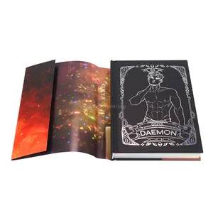 OEM Gilded Edges Book Factory Special Edition Printing Hardcover Book Novel Books with Sprayed Edges
