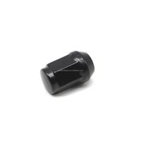 20 Piezas Tuerca de Rueda de Acero de Extremo Cerrado Hexagonal de 3/4" M12X1.5, Negra, Tipo Acorn, Grado 6.8 HF, para Reequipamiento/Actualización de Vehículos