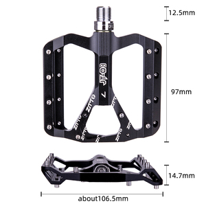 Pédale de vélo ZTTO MTB en alliage d'aluminium CNC, pédale plate pour vélo de route, vélo de gravier, légère, 10 broches, pour XC AM JT03 - Product Image 4