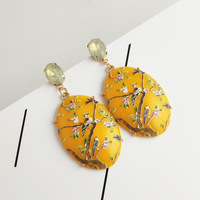 Pendientes de Concha de Tortuga de Alta Calidad para Mujer, Pendientes de Resina Plástica Modernos y a la Moda para Mujer