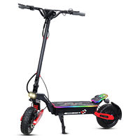 Trottinette électrique tout-terrain à deux roues CT-06, 1600W, double moteur, batterie lithium 48V 21AH, vitesse maximale 55KM/H, pliable, 10 pouces, pour adulte, avec application