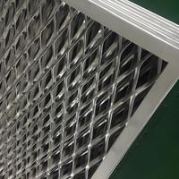 Treillis métallique déployé en acier galvanisé revêtu de PVC et aluminium diamanté pour écrans décoratifs Panneaux architecturaux perforés