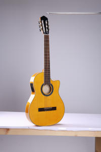 Guitare <span class=keywords><strong>flamenco</strong></span> 39 pouces pour étudiants, finition brillante, instruments de musique de qualité ACG10CE - Product Image 5