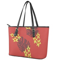 Sac à main promotionnel pour femmes, motifs tribaux polynésiens Elei, sacs fourre-tout sur mesure pour femmes, vente en gros, grands sacs fourre-tout avec fermeture éclair