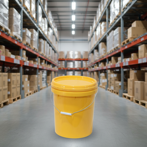 عرض خاص على دلاء بلاستيكية سميكة بسعات 5، 6، 10، 12، 15، 18، 20 لتر مع مقبض، براميل زيت تشحيم، ودلو محكم الإغلاق من البولي بروبيلين - Product Image 2