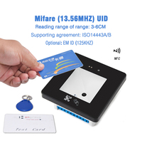 TCP/IP Visitante RFID NFC Wiegand QR Lector Tiempo Asistencia Código QR Sistema de control de acceso Módulo lector de código de barras