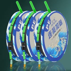 Ensemble <span class=keywords><strong>de</strong></span> lignes <span class=keywords><strong>de</strong></span> pêche à la carpe noire renforcée Pe à la main - Product Image 4