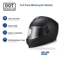 Casque intégral homologué DOT, système double visière, ventilé, tailles XS-XL, logo personnalisé, vente en gros directe usine OEM