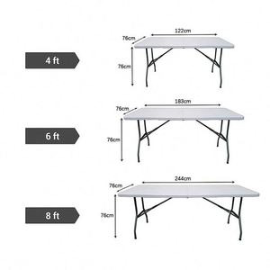 Custom Printed Simple 4FT 6FT 8FT Logo <b>Table</b> Cover Wholesale Fitted Polyester Tablecloth Home Trade Show - Product Image 5
