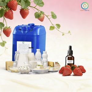 Huile aromatique de fraise de qualité supérieure, saveur fraîche de fruits rouges, qualité alimentaire pour <span class=keywords><strong>la</strong></span> production de lait, <span class=keywords><strong>yaourt</strong></span>, crème sure, beurre, gâteaux, confitures et thé <span class=keywords><strong>au</strong></span> lait - Product Image 1