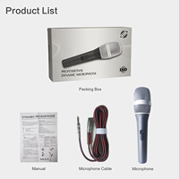 Microphone filaire professionnel portable GAM-SC09, performance scénique Ktv, jeu en plein air et chant, carte son, micro dynamique en direct