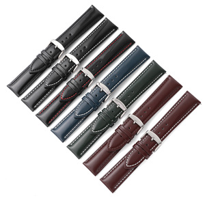 Bracelets de montre en cuir Horween Shell <span class=keywords><strong>Cordovan</strong></span> vintage personnalisés OEM/ODM Lionorm, 20 mm 22 mm, à dégagement rapide, bracelets de remplacement - Product Image 1