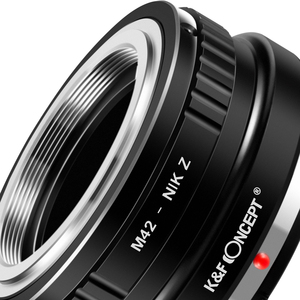 DSLR อะแดปเตอร์เลนส์กล้อง M42แหวนเลนส์เมานต์เลนส์กับ Z7 <span class=keywords><strong>Z6</strong></span> Ni * Kon อะแดปเตอร์ยึดเลนส์แนวคิด K & F - Product Image 6