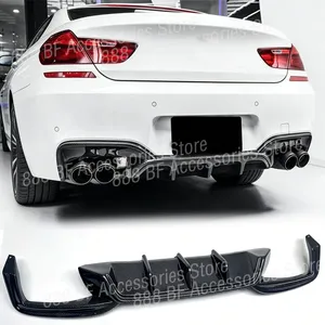 Lèvre de pare-chocs arrière pour BMW Série 6 (630, 650i, 640i, 645Ci) et M6 (2012-2018) – Diffuseur, séparateur, spoiler, protection, tuning - Product Image 4