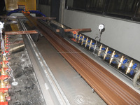 Sevenstars PE PP PVC Post Extrusion Line WPC Máquina de fabricación de plástico