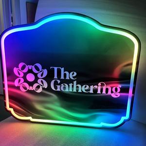 Espositore LED Pieghevole Moderno con Logo Personalizzato e Controllo App, Bestseller per Discoteche, Feste ed Eventi - Product Image 3