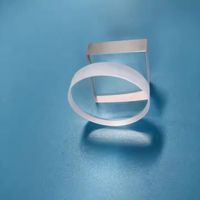 Fenêtres en verre de cristal de saphir optique plano avec revêtement AR poli sur mesure pour montre / Feuille de verre de saphir protectrice OEM