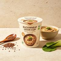 Nouilles Soba Udon de Sarrasin 200g en Gros – Épicerie Asiatique, Meilleure Vente, Faible Teneur en Matières Grasses, Repas Rapide B2B