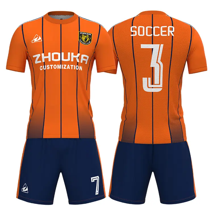 OEM custom design logo color soccer uniform factory cheap price soccer team uniforms jersey set training wear for men