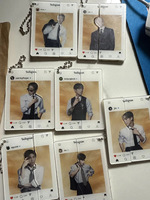 Gantungan Kunci Akrilik Custom Grosir untuk Photocard Idol Kpop, Plastik Fashion dengan Sablon Sutra, MOQ Rendah