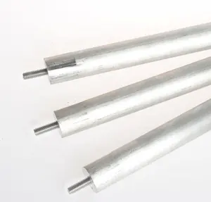 Solar and electronic water heater sacrificial anode rod cast and extruded magnesium anode rod Anode rod of water heater