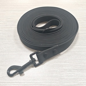 Correa larga de PVC suave e impermeable de lujo, correa de entrenamiento duradera para perros, personalizada, ideal para senderismo al aire libre, patio, playa, natación - Product Image 1