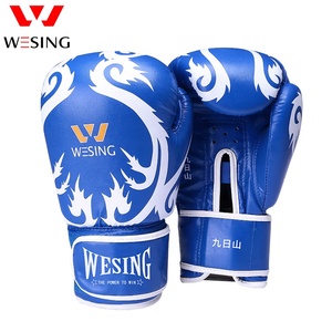 Gants de <span class=keywords><strong>boxe</strong></span> professionnels Wesing avec logo personnalisé, fabriqués en usine, 6 <span class=keywords><strong>oz</strong></span> - Product Image 1