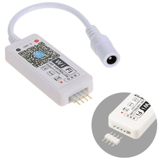 LED Wifi Controller RGB Led Lighting Strip Voice Control From Alexa Google Home WIFI Wireless Smart Controller