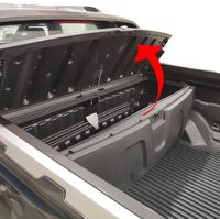 Boîte de rangement verrouillable à ouverture multiple - Grande capacité, étanche, pour coffre de pick-up 4x4 tout-terrain, montage universel