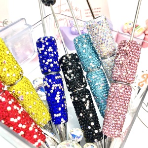 L B7015 Tùy Chỉnh Bất kỳ Màu Sắc Rhinestone Bút Nhựa Bút Bi Bút Cho Tự Làm Đồ Trang Sức Làm Khuyến Mãi Đa Màu Sắc Tùy Chỉnh Bút - Product Image 2