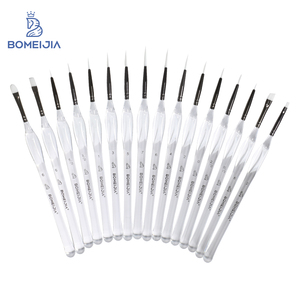 <span class=keywords><strong>Set</strong></span> di 12 <span class=keywords><strong>Pennelli</strong></span> BOMEIJIA con Manico in Acrilico <span class=keywords><strong>per</strong></span> <span class=keywords><strong>Pittura</strong></span> Artistica, Nail Art e Decorazione Fine Line - Product Image 1