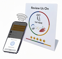 Carte NFC 13,56 MHz à paiement sans contact, puce 213, autocollant de commande de table avec code QR, carte d'acquisition client, carte à induction personnalisée