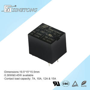 SINETONG 973 miniatura 24VDC relé de potencia de sobrecorriente electrónico 12V/24V 10A/12A SPST interruptor normalmente abierto protección sellada - Product Image 3