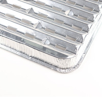 Bac d'égouttage de barbecue jetable, bac d'égouttage de graisse en aluminium, bac de récupération de gril Recyclable