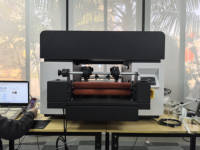3ALPS Factory Direct DX7 1800dpi A2 A3 Rotary 360 Cylinder 3D Texture Auto Positioning UV DTF Flatbed/ Roll Printer Baru