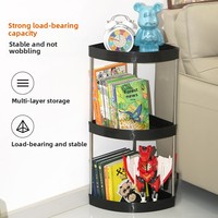 Étagère de rangement triangulaire murale de haute qualité pour cuisine, support d'angle pour assaisonnements, sans perforation, pour tri et rangement
