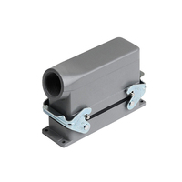 WZUMER Connecteur industriel multipolaire à 24 broches, base métallique de type Harting à 24 pôles