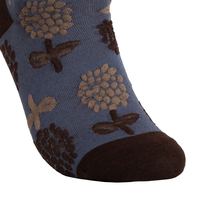 Femmes Designer Jacquard Coton Crew Longueur Chaussettes Motif Floral En Relief Pour Printemps Automne Usage Quotidien Chaussettes Tricotées