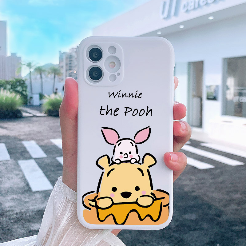 Popular style Phone Case for iPhone 13 12 11 Pro Xs X XR Max 8 7 SE Mini Silicone Cases Soft Black Cover with Cloth