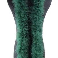 Boas en plumes de dinde miniatures de 2 m et 40 g, bandes de plumes décoratives pour la décoration de mariages, de danses et de fêtes