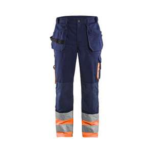Blaklader-152918608953D88 Hi-Vis กางเกงน้ำเงิน/ส้ม-EAN 7330509353790ชุดทำงาน HI-VIS - Product Image 1