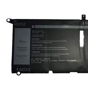 Batterie d'ordinateur portable <span class=keywords><strong>DXGH8</strong></span> H754V G8VCF pour Dell XPS 13 9370 9380 7390 9305 Latitude 3301 Batterie rechargeable pour ordinateur portable 4 cellules 52Wh - Product Image 2